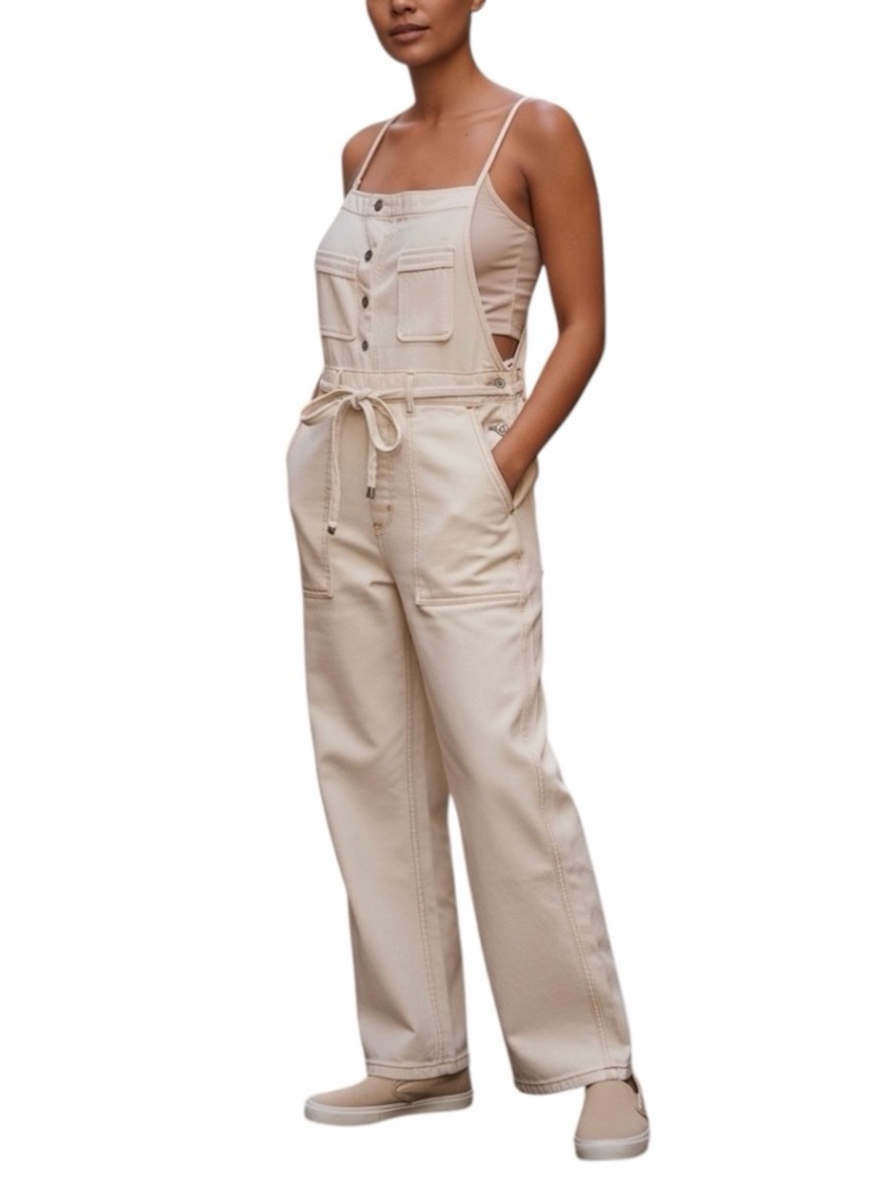 HYFVE Utility Wide-Leg Overall Jumpsuit, Size S,M,L